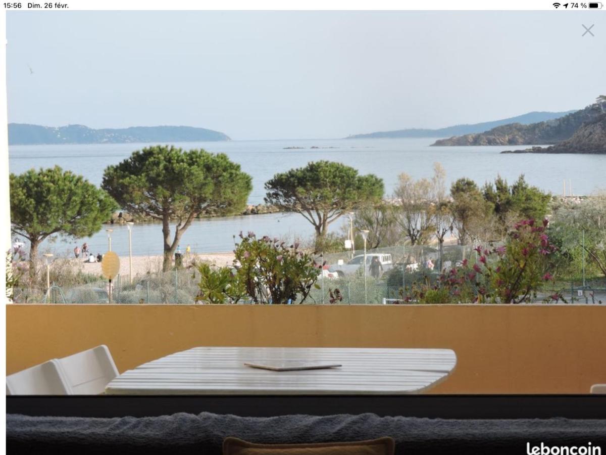 Appartement Pieds Dans L'Eau Vue Mer Bormes Les Mimosas Екстериор снимка